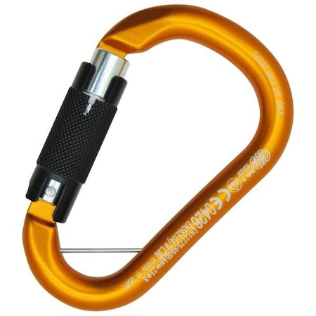 Kong Usa 110 mm Length, 22.5 mm Gate Opening, Aluminum Alloy, Orange/Polished/Black 787MMKOPNKK